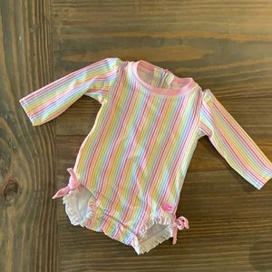 Rufflebutts Swimsuit- 6/12M- EUC
